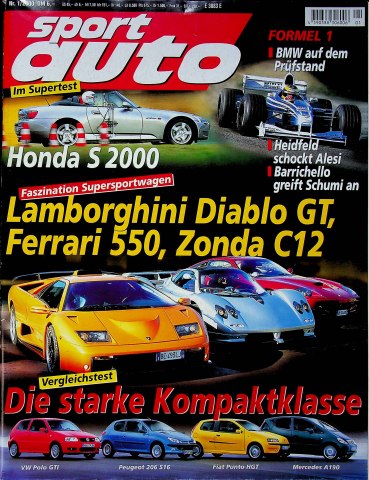 Deckblatt Sport Auto (01/2000)